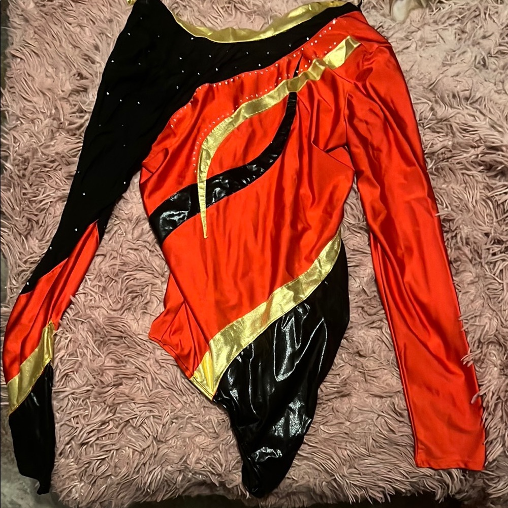 Kids' Black and Orange Costume